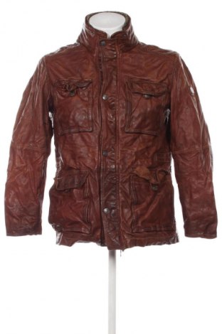 Męska skórzana kurtka Pierre Cardin, Rozmiar L, Kolor Brązowy, Cena 476,99 zł