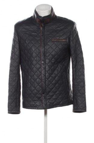 Ανδρικό δερμάτινο μπουφάν Unbranded, Μέγεθος L, Χρώμα Μπλέ, Τιμή 52,99 €