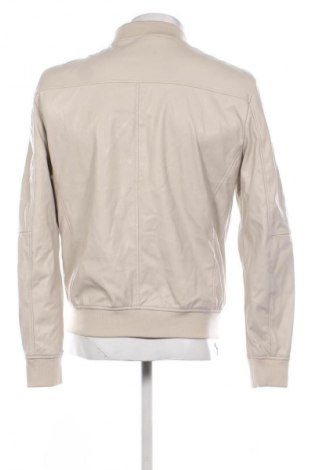 Geacă de piele pentru bărbati Zara, Mărime L, Culoare Bej, Preț 132,99 Lei