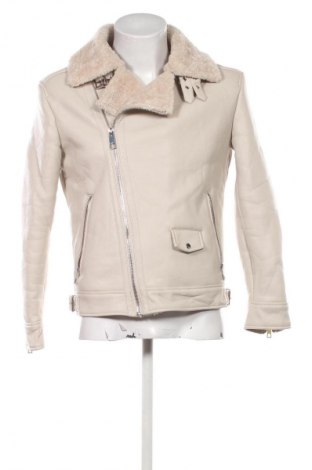 Herren Lederjacke Zara, Größe S, Farbe Beige, Preis € 41,99