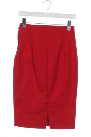 Rock Zara, Größe XS, Farbe Rot, Preis 14,00 €