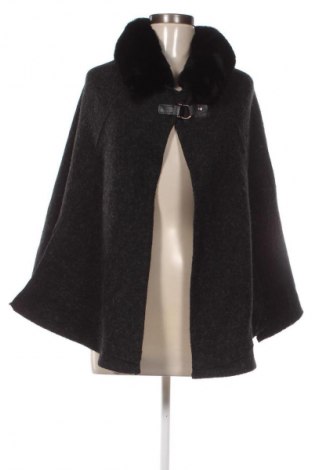 Ponczo Carla Ferroni, Rozmiar M, Kolor Czarny, Cena 56,99 zł