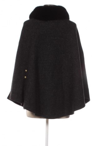 Ponczo Carla Ferroni, Rozmiar M, Kolor Czarny, Cena 56,99 zł