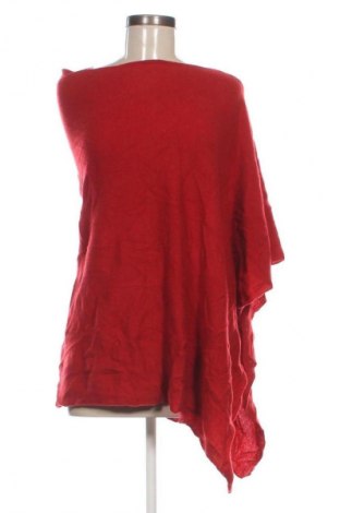 Poncsó Dalle Piane Cashmere, Méret M, Szín Piros, Ár 14 463 Ft