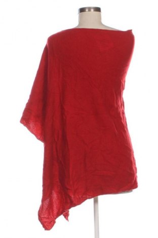 Poncsó Dalle Piane Cashmere, Méret M, Szín Piros, Ár 14 463 Ft