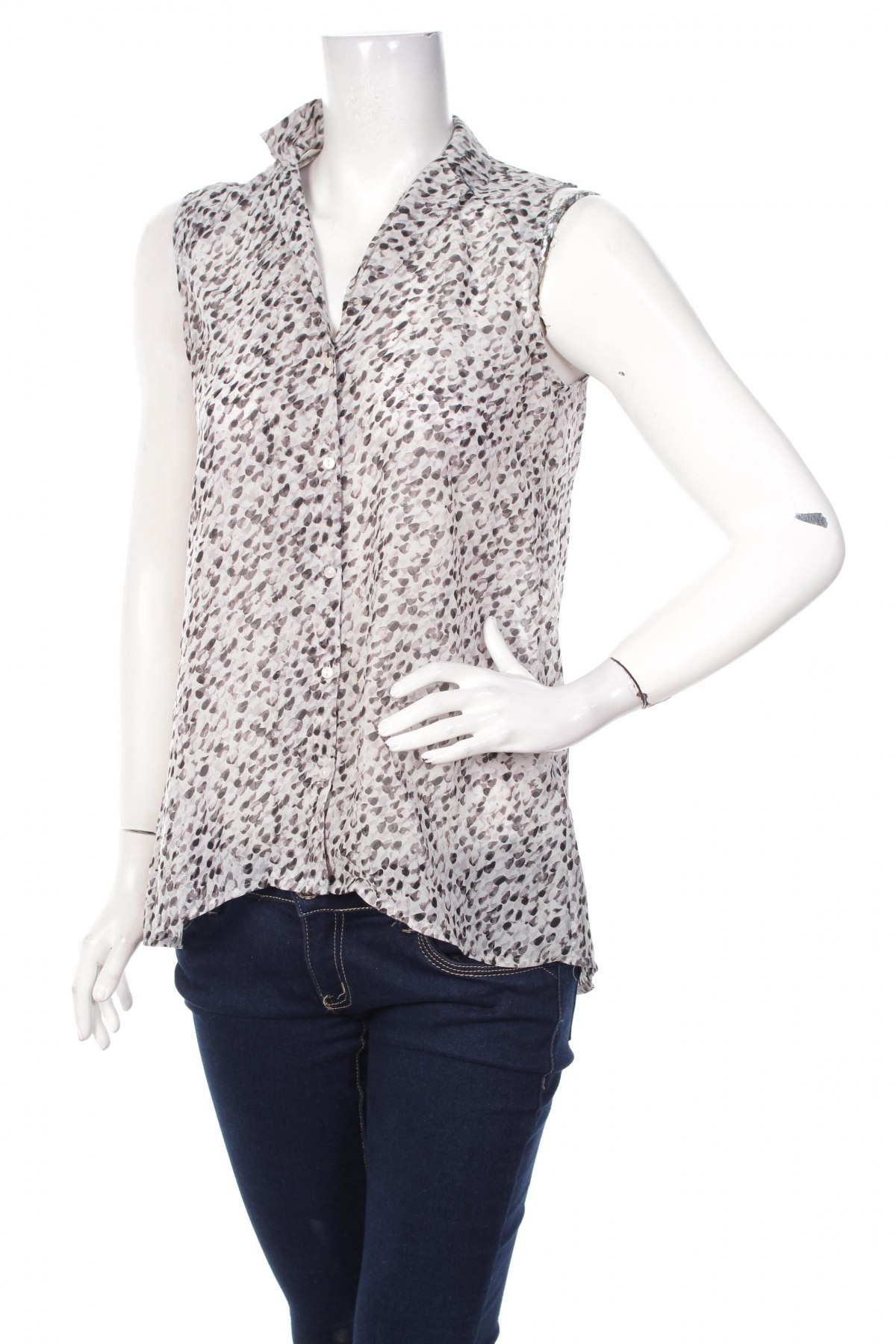 Γυναικείο πουκάμισο H&M, Μέγεθος S, Χρώμα Γκρί, Τιμή 9,28 €