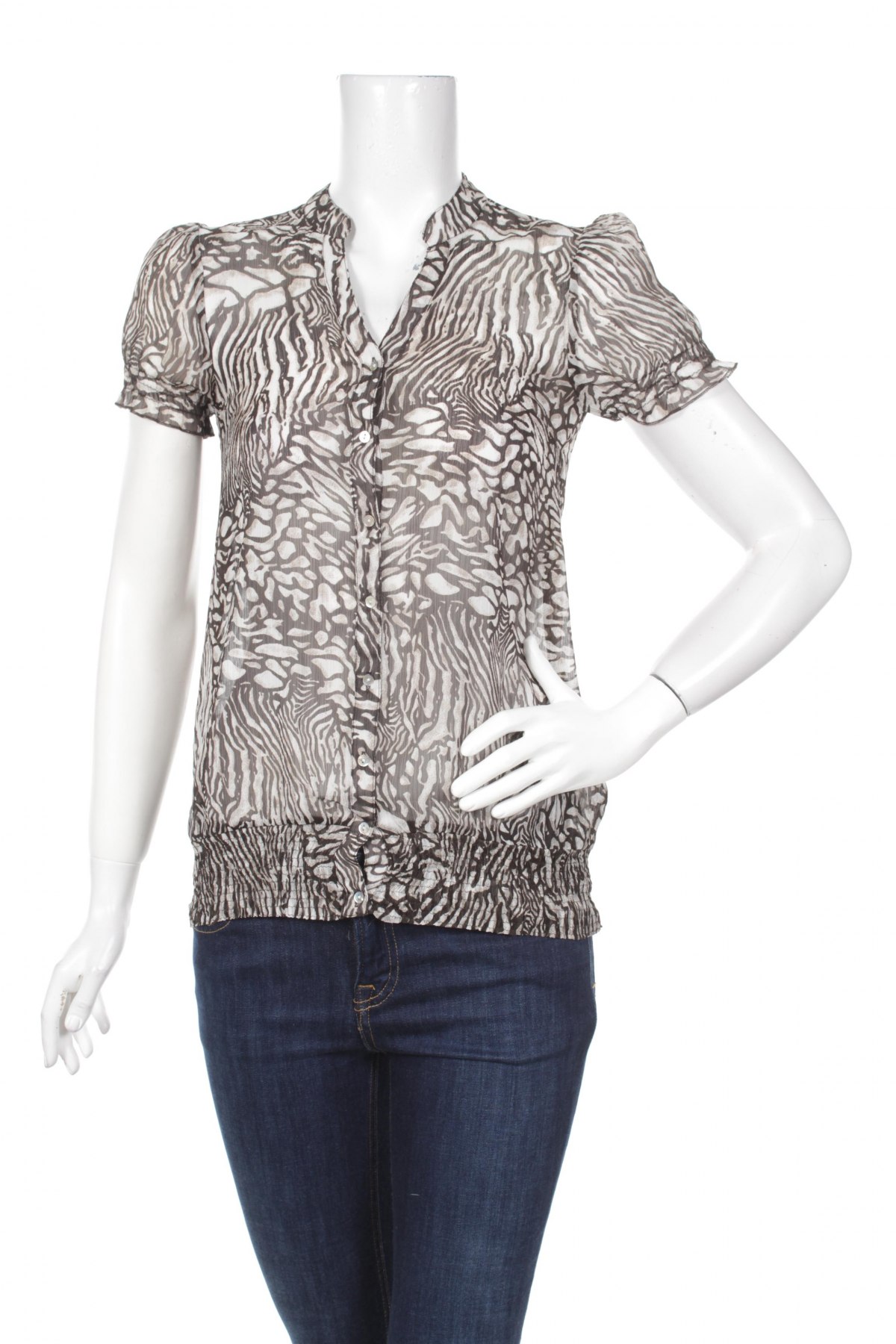 Γυναικείο πουκάμισο Vero Moda, Μέγεθος S, Χρώμα Μαύρο, Τιμή 9,90 €