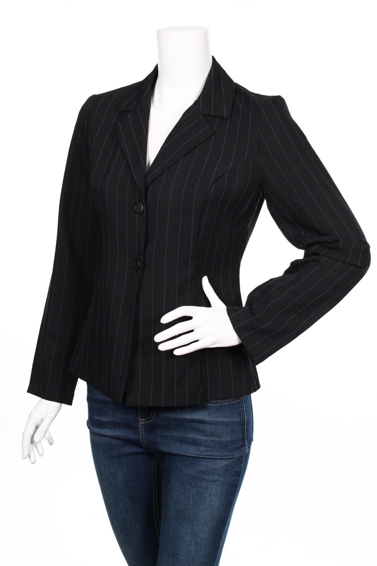 Γυναικείο σακάκι, Μέγεθος M, Χρώμα Μαύρο, Τιμή 12,62 €