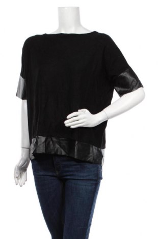 Дамска блуза Anis, Размер S, Цвят Черен, Вискоза, полиамид, еластан, Цена 27,30 лв.