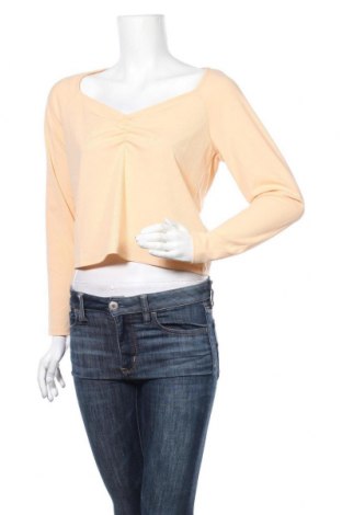 Дамска блуза Monki, Размер M, Цвят Екрю, 88% полиестер, 12% еластан, Цена 33,00 лв.