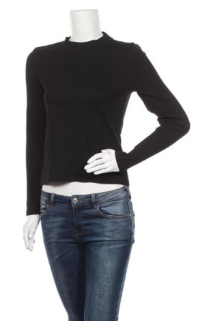 Дамска блуза Monki, Размер M, Цвят Черен, 97% памук, 3% еластан, Цена 39,00 лв.