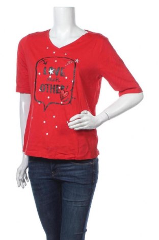 Damen Shirt Street One, Größe M, Farbe Rot, Baumwolle, Preis 7,48 €