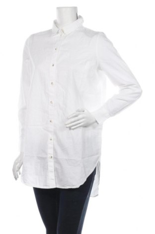 Γυναικείο πουκάμισο Pieces, Μέγεθος XS, Χρώμα Λευκό, Βαμβάκι, Τιμή 23,09 €