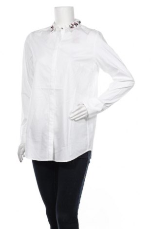 Дамска риза S.Oliver, Размер L, Цвят Бял, 97% памук, 3% еластан, Цена 62,30 лв.