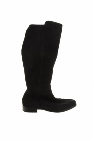 Γυναικείες μπότες, Μέγεθος 36, Χρώμα Μαύρο, Φυσικό σουέτ, Τιμή 20,46 €