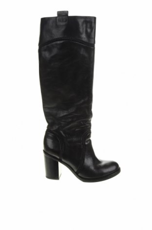 Γυναικείες μπότες Geox, Μέγεθος 36, Χρώμα Μαύρο, Γνήσιο δέρμα, Τιμή 51,64 €