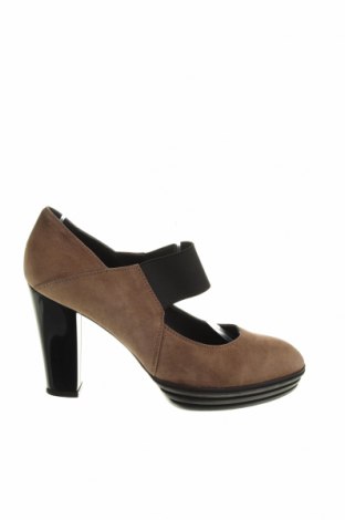Дамски обувки Hogan, Размер 37, Цвят Кафяв, Естествен велур, Цена 74,20 лв.