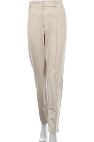 Дамски панталон ONLY, Размер XL, Цвят Бежов, 63% вискоза, 32% полиамид, 5% еластан, Цена 69,00 лв.