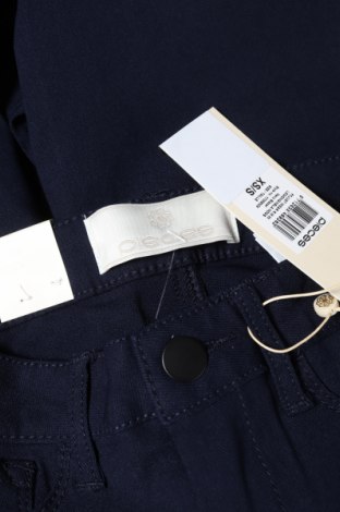 Γυναικείο παντελόνι Pieces, Μέγεθος XS, Χρώμα Μπλέ, 65% βισκόζη, 30% πολυαμίδη, 5% ελαστάνη, Τιμή 14,23 €