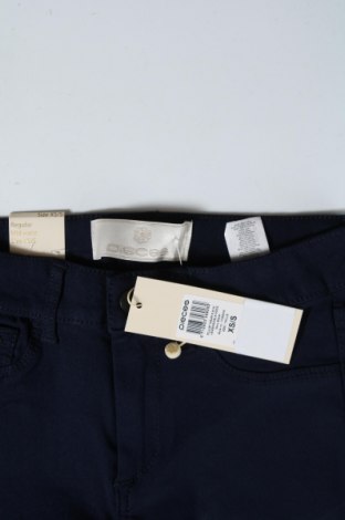Γυναικείο παντελόνι Pieces, Μέγεθος XS, Χρώμα Μπλέ, 65% βισκόζη, 30% πολυεστέρας, 5% ελαστάνη, Τιμή 16,29 €