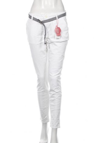 Дамски панталон S.Oliver, Размер S, Цвят Бял, 98% памук, 2% еластан, Цена 35,70 лв.