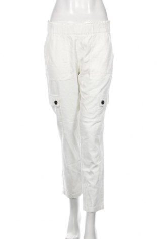 Дамски панталон S.Oliver, Размер S, Цвят Екрю, 55% лен, 45% вискоза, Цена 21,42 лв.