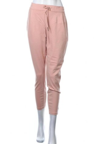 Дамски панталон Vero Moda, Размер L, Цвят Розов, 65% вискоза, 30% полиамид, 5% еластан, Цена 55,30 лв.
