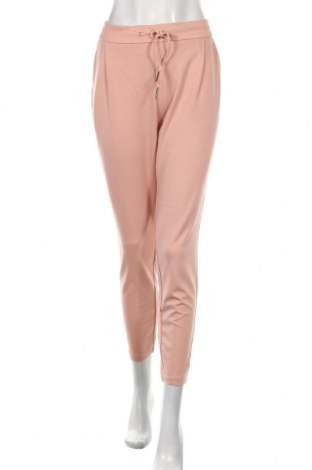 Дамски панталон Vero Moda, Размер L, Цвят Розов, 65% вискоза, 30% полиамид, 5% еластан, Цена 48,30 лв.