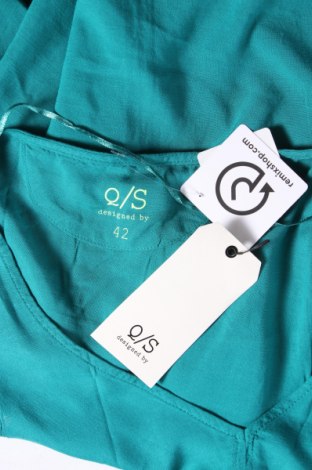 Γυναικείο αμάνικο μπλουζάκι Q/S by S.Oliver, Μέγεθος L, Χρώμα Πράσινο, Τιμή 25,26 €