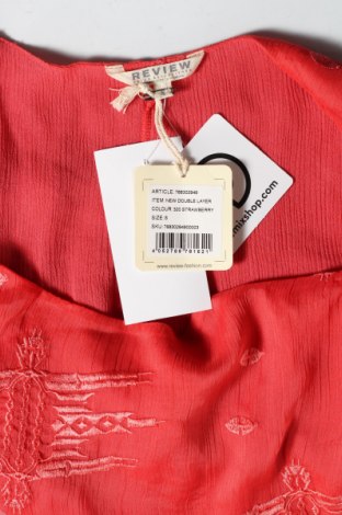 Γυναικείο αμάνικο μπλουζάκι Review, Μέγεθος S, Χρώμα Ρόζ , Πολυεστέρας, Τιμή 6,28 €