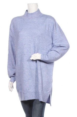 Дамски пуловер Monki, Размер S, Цвят Син, 53% полиестер, 37% акрил, 6% еластан, 4% вълна, Цена 35,40 лв.