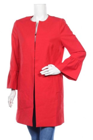 Дамско палто Comma,, Размер M, Цвят Червен, 56% памук, 31% полиестер, 13% еластан, Цена 202,30 лв.