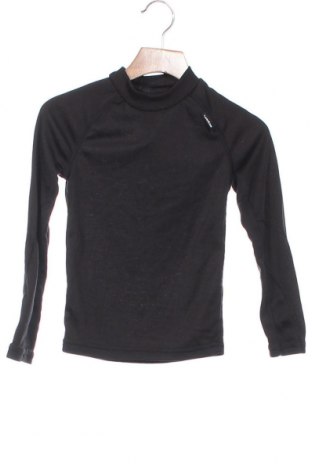 Детска спортна блуза Wedze, Размер 6-7y/ 122-128 см, Цвят Черен, Цена 5,54 лв.