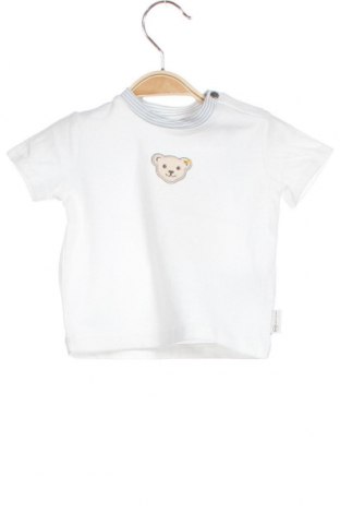Dziecięcy T-shirt Steiff, Rozmiar 2-3m/ 56-62 cm, Kolor Biały, 95% bawełna, 5% elastyna, Cena 37,98 zł
