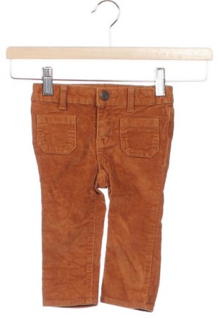 Pantaloni de catifea reiată, pentru copii Gap, Mărime 9-12m/ 74-80 cm, Culoare Maro, 83% bumbac, 15% poliester, 2% elastan, Preț 31,34 Lei