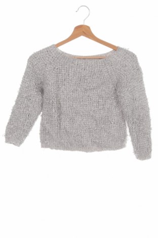 Детски пуловер, Размер 8-9y/ 134-140 см, Цвят Сив, Цена 20,48 лв.