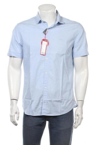Ανδρικό πουκάμισο S.Oliver, Μέγεθος L, Χρώμα Μπλέ, 97% βαμβάκι, 3% ελαστάνη, Τιμή 30,54 €