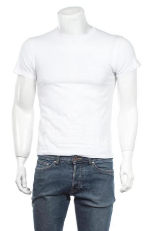 Мъжка тениска, Размер S, Цвят Бял, 100% памук, Цена 23,10 лв.