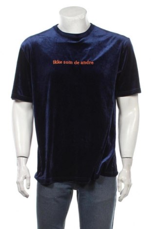 Мъжка тениска, Размер XL, Цвят Син, 90% полиестер, 10% еластан, Цена 25,20 лв.