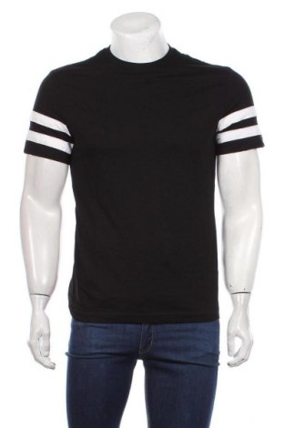 Мъжка тениска H&M, Размер S, Цвят Черен, Памук, Цена 22,05 лв.