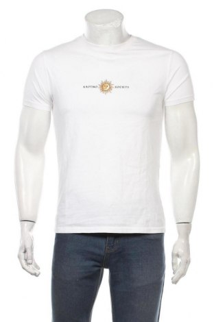 Мъжка тениска Kaotiko, Размер S, Цвят Бял, Памук, Цена 59,00 лв.