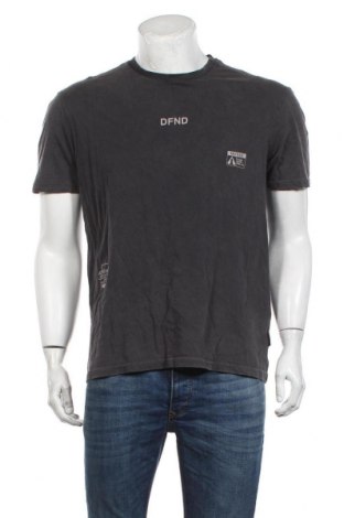 Мъжка тениска Zign, Размер M, Цвят Сив, Памук, Цена 32,00 лв.