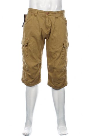 Мъжки къс панталон Indicode, Размер M, Цвят Зелен, Памук, Цена 28,29 лв.
