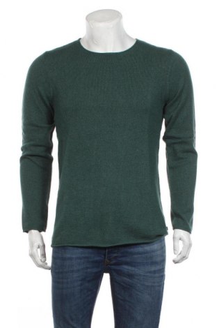 Męski sweter Q/S by S.Oliver, Rozmiar M, Kolor Zielony, 100% bawełna, Cena 144,62 zł