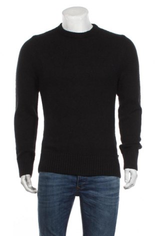 Męski sweter Q/S by S.Oliver, Rozmiar M, Kolor Czarny, 89% bawełna, 9% poliester, 2% elastyna, Cena 144,62 zł