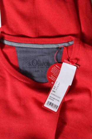 Pánský svetr  S.Oliver, Velikost S, Barva Červená, Bavlna, Cena  861,00 Kč