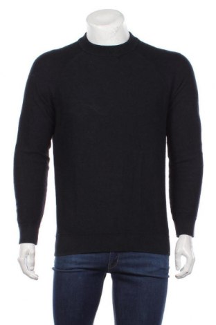 Мъжки пуловер Scotch & Soda, Размер M, Цвят Син, 80% памук, 20% вълна, Цена 109,20 лв.