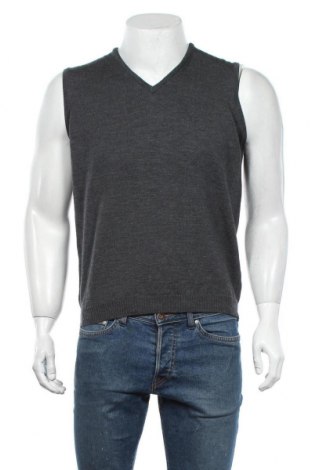 Мъжки пуловер Zara Man, Размер M, Цвят Сив, 100% вълна, Цена 7,39 лв.