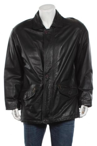 Pánská kožená bunda , Velikost L, Barva Černá, Pravá kůže, Cena  402,00 Kč