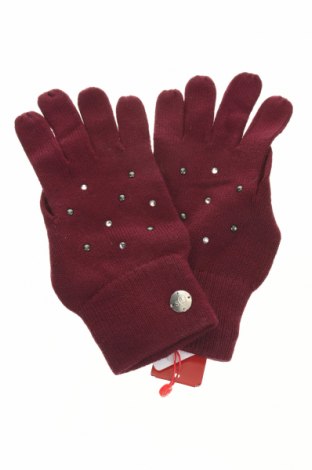 Ръкавици S.Oliver, Цвят Червен, 50% памук, 50% модал, Цена 29,40 лв.